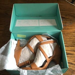 PASHION (The Sandal 4” stiletto Whiskey Sz 7.5)